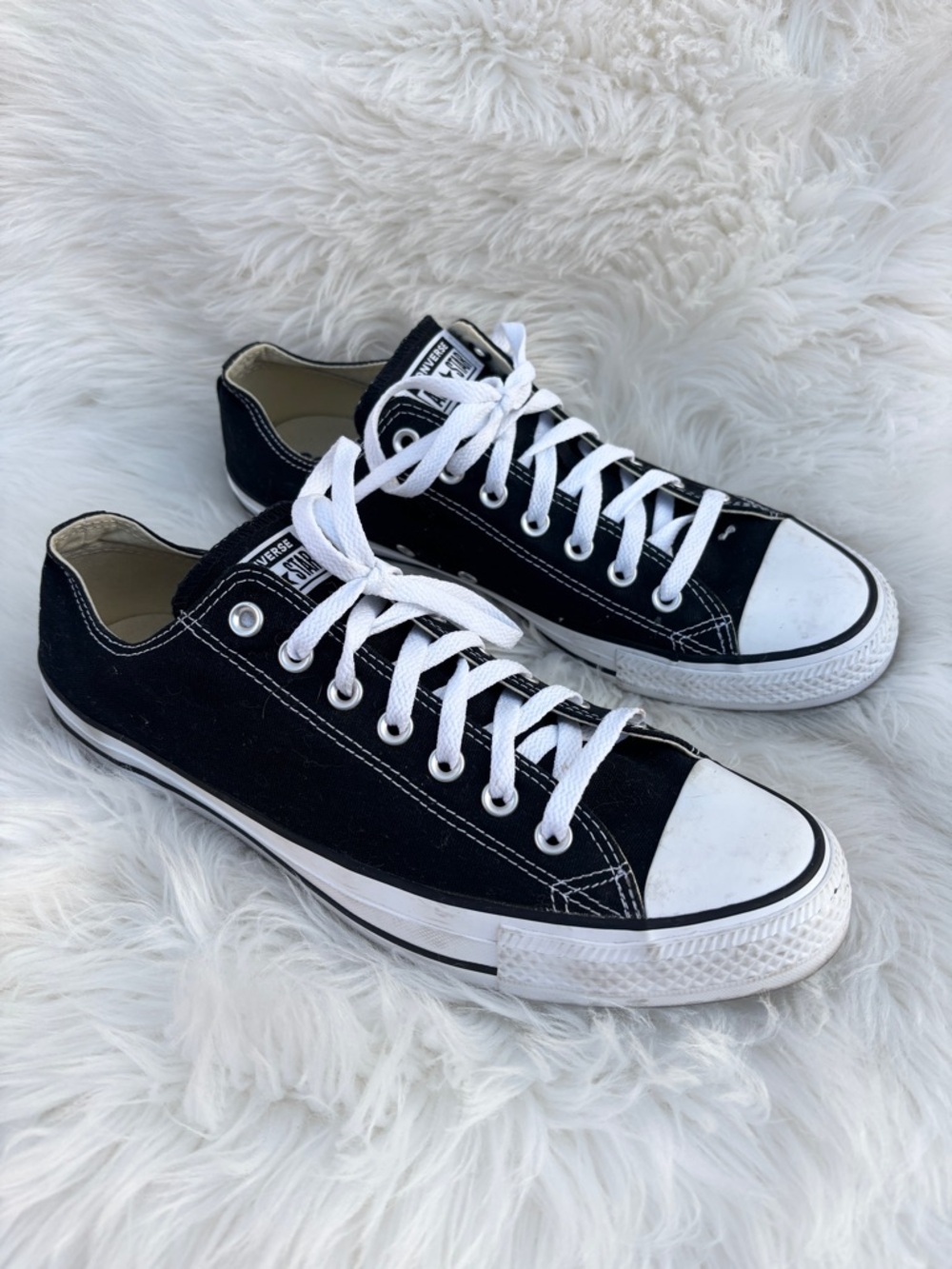 All Star Converse Black Low Top Sneakers